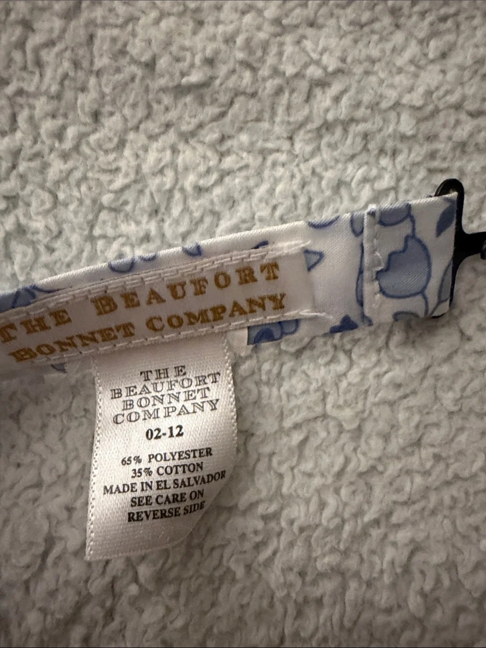 The Beaufort Bonnet Company Blue and White Floral Bow Tie for Kids